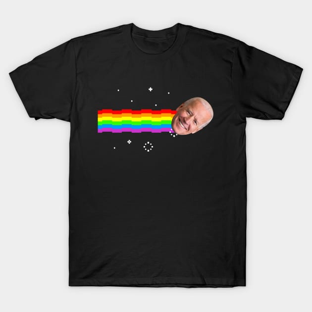 Joe Biden Nyan Cat T-Shirt by Nova5